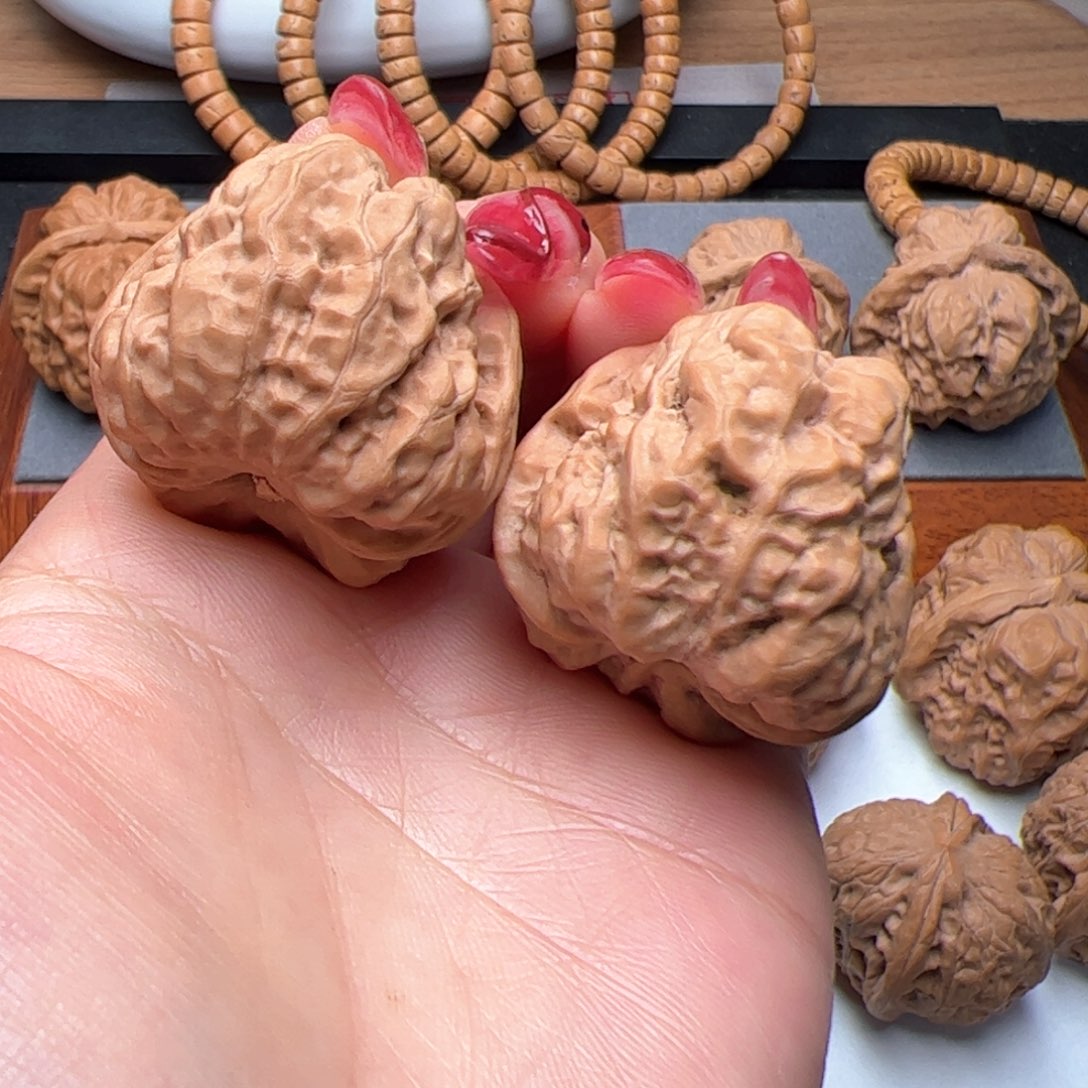 文玩核桃把件蛤蟆34