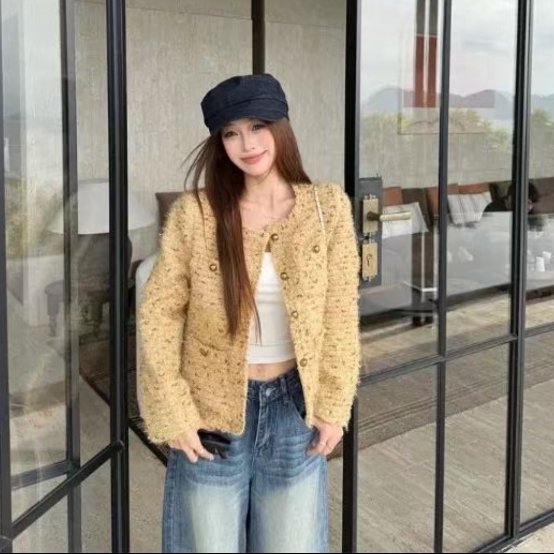 【海南肉丝】3980 小香风定制高端时尚外套（有口袋）