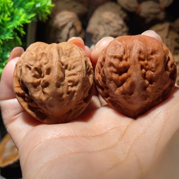 把件文玩核桃东北楸子小雪298