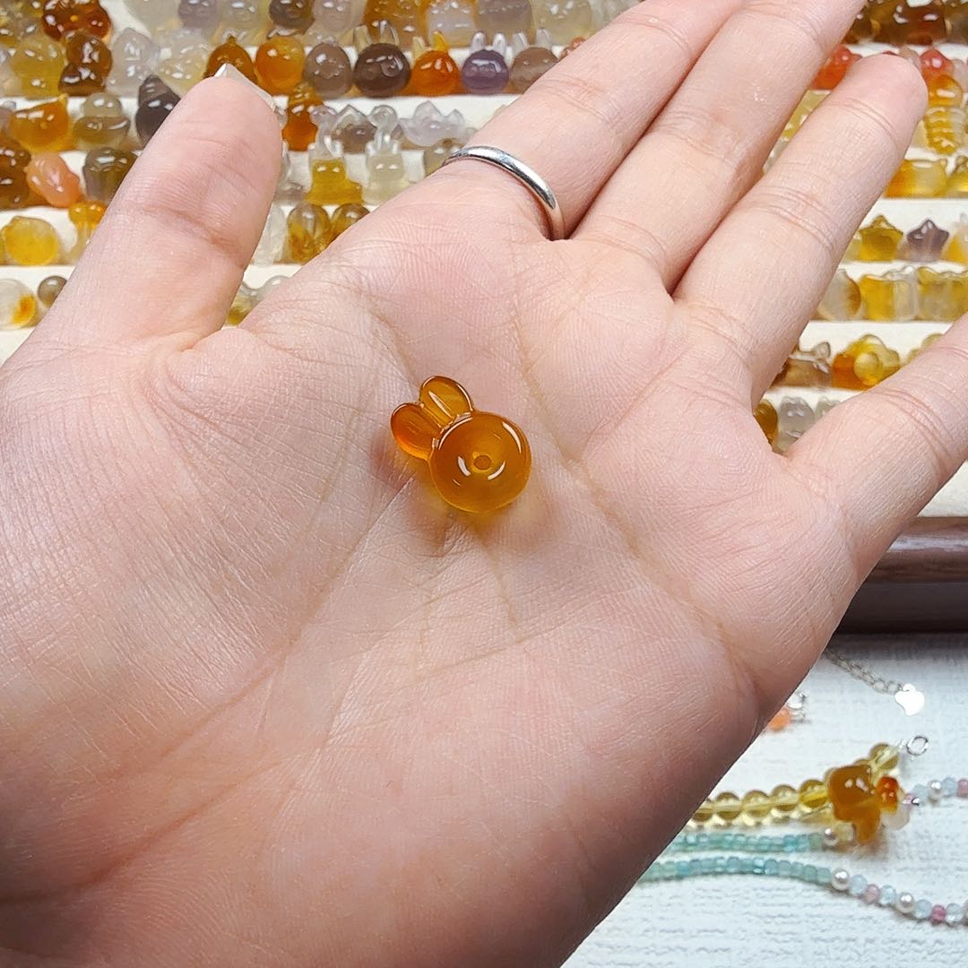 玛瑙/玉髓颈饰合金