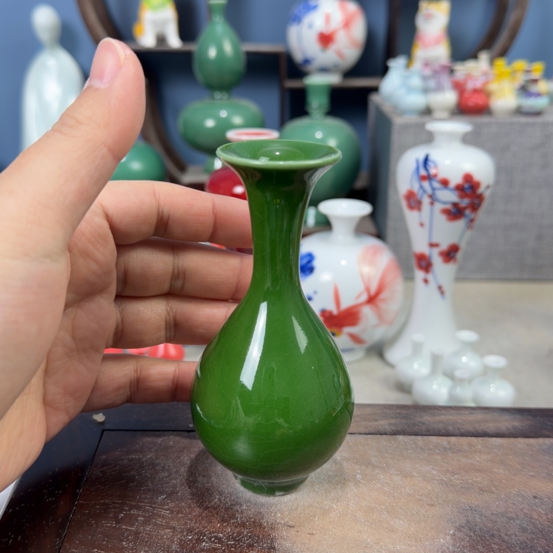 陶瓷手工小花器摆件