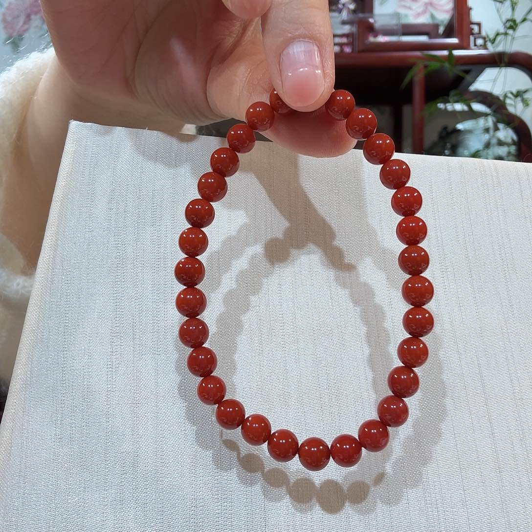 南红玛瑙未镶嵌手串手串