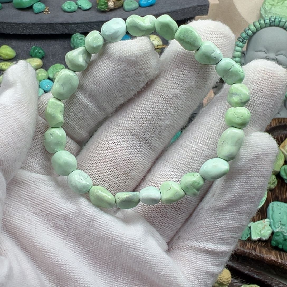 绿松石菜籽黄绿松石z未镶嵌