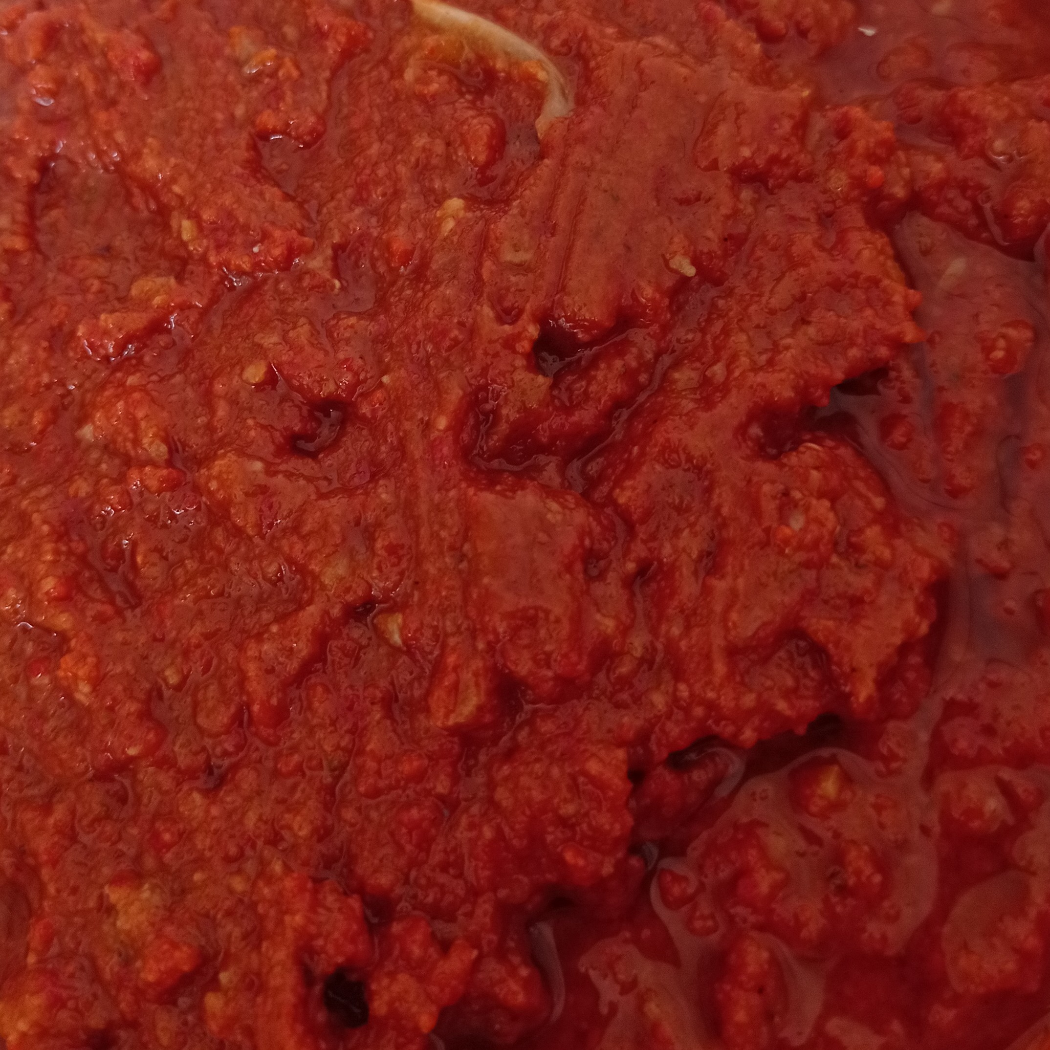 湖北宜昌农家石磨麦酱咸辣香辣味拌饭拌