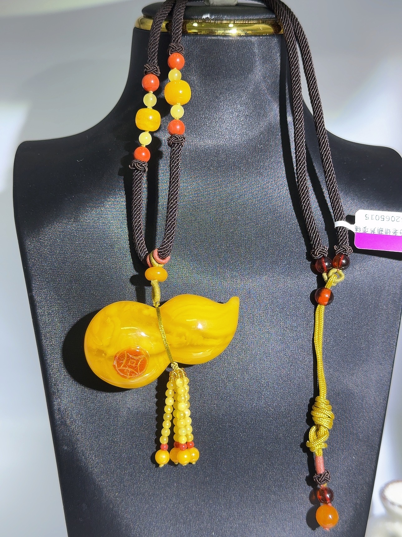 老蜡葫芦编绳吊坠多样性发一件JLL52065015