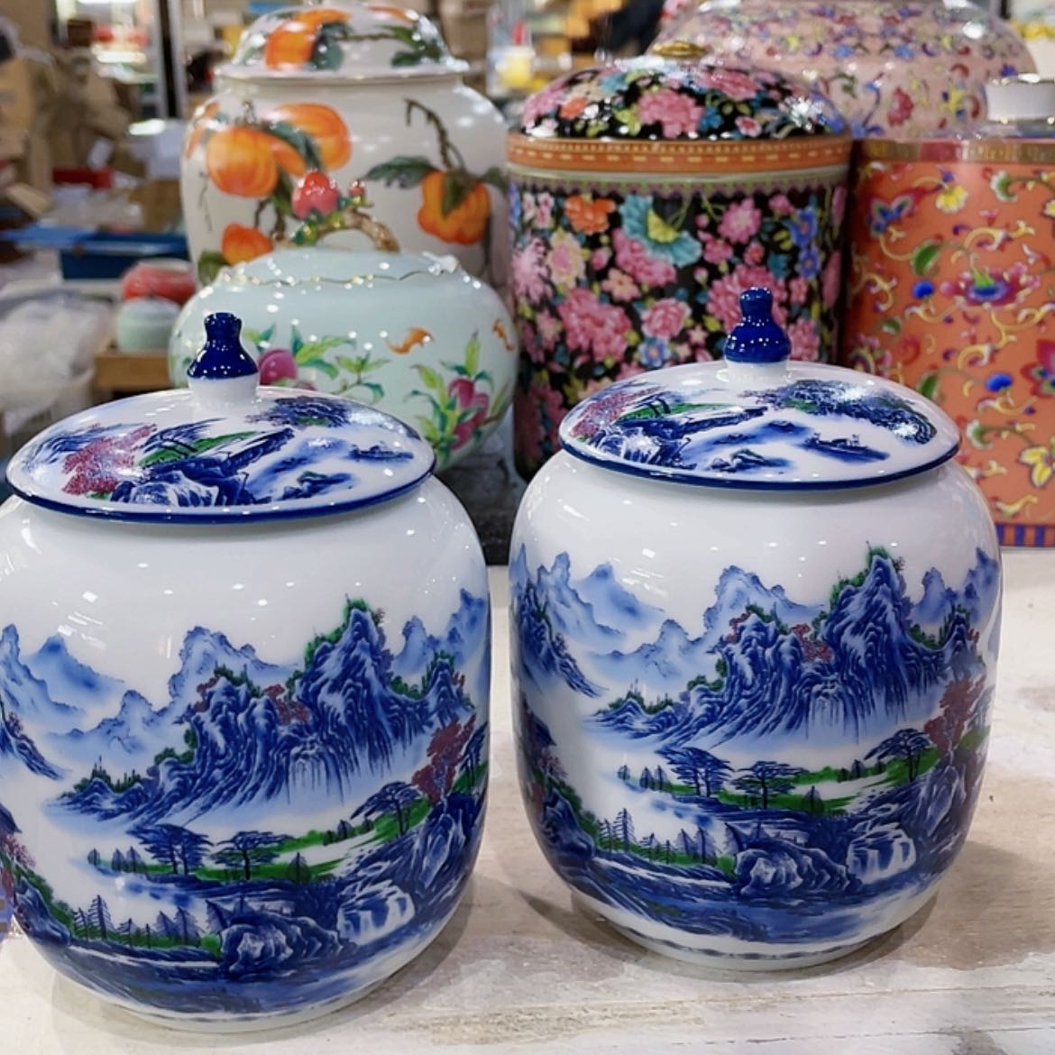 【闪购商品】罐陶瓷茶叶罐密封罐