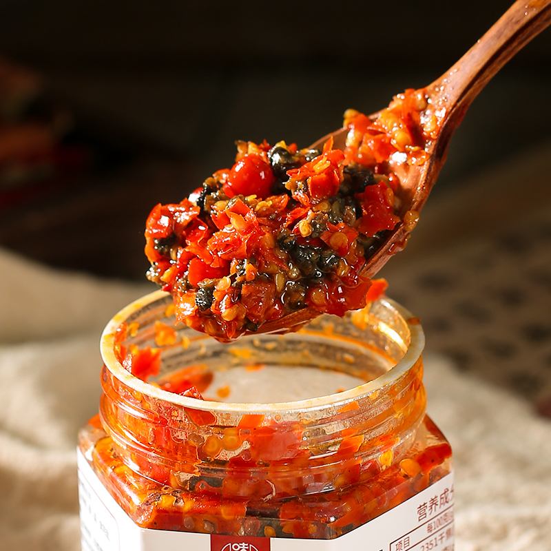 湖南田螺肉香辣螺丝肉下饭腌菜辣椒螺蛳肉瓶装