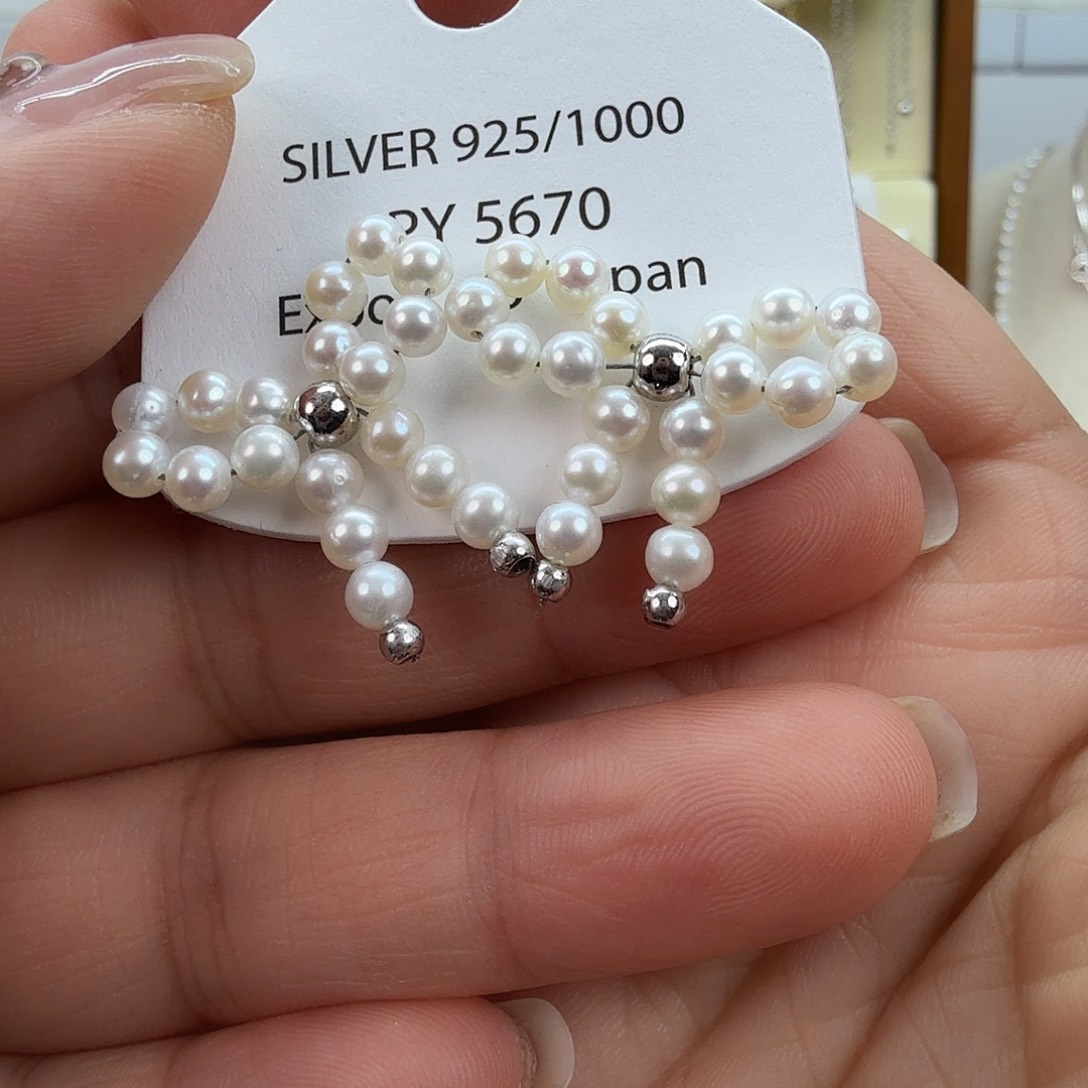 淡水珍珠未镶嵌耳饰