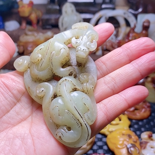 和田玉把件未镶嵌