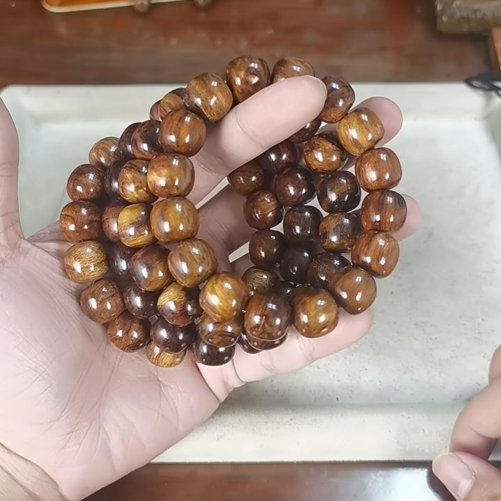 黄花梨/降香黄檀手串/手链14mm桶珠