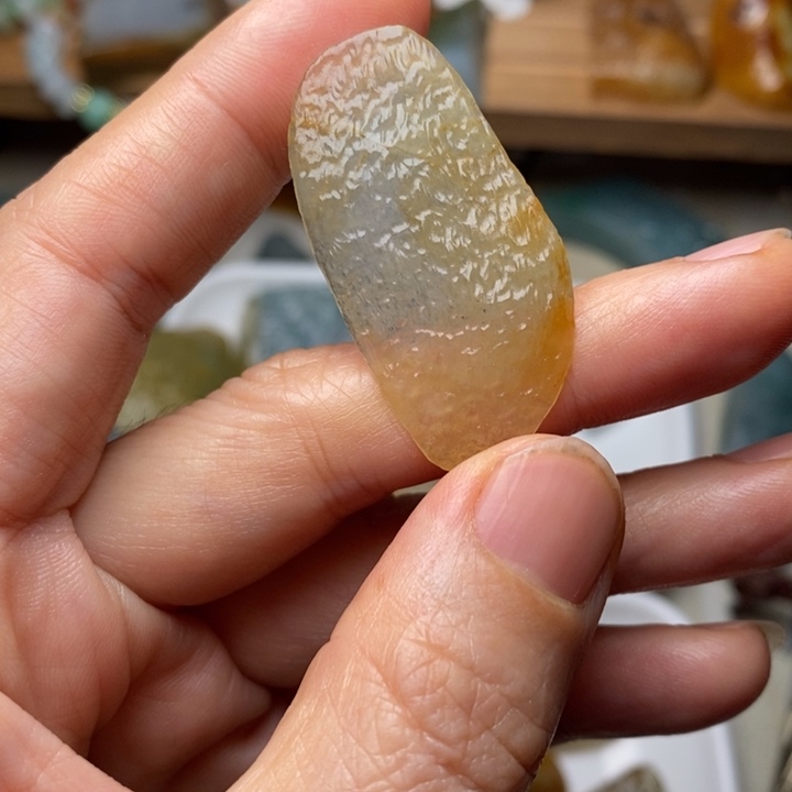 翡翠未镶嵌颈饰天然