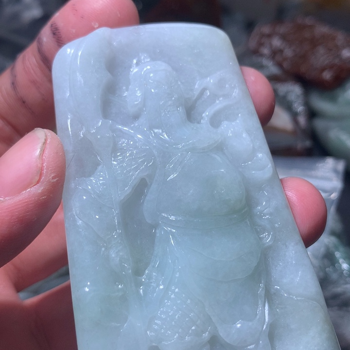 翡翠未镶嵌颈饰保真天然a货翡翠