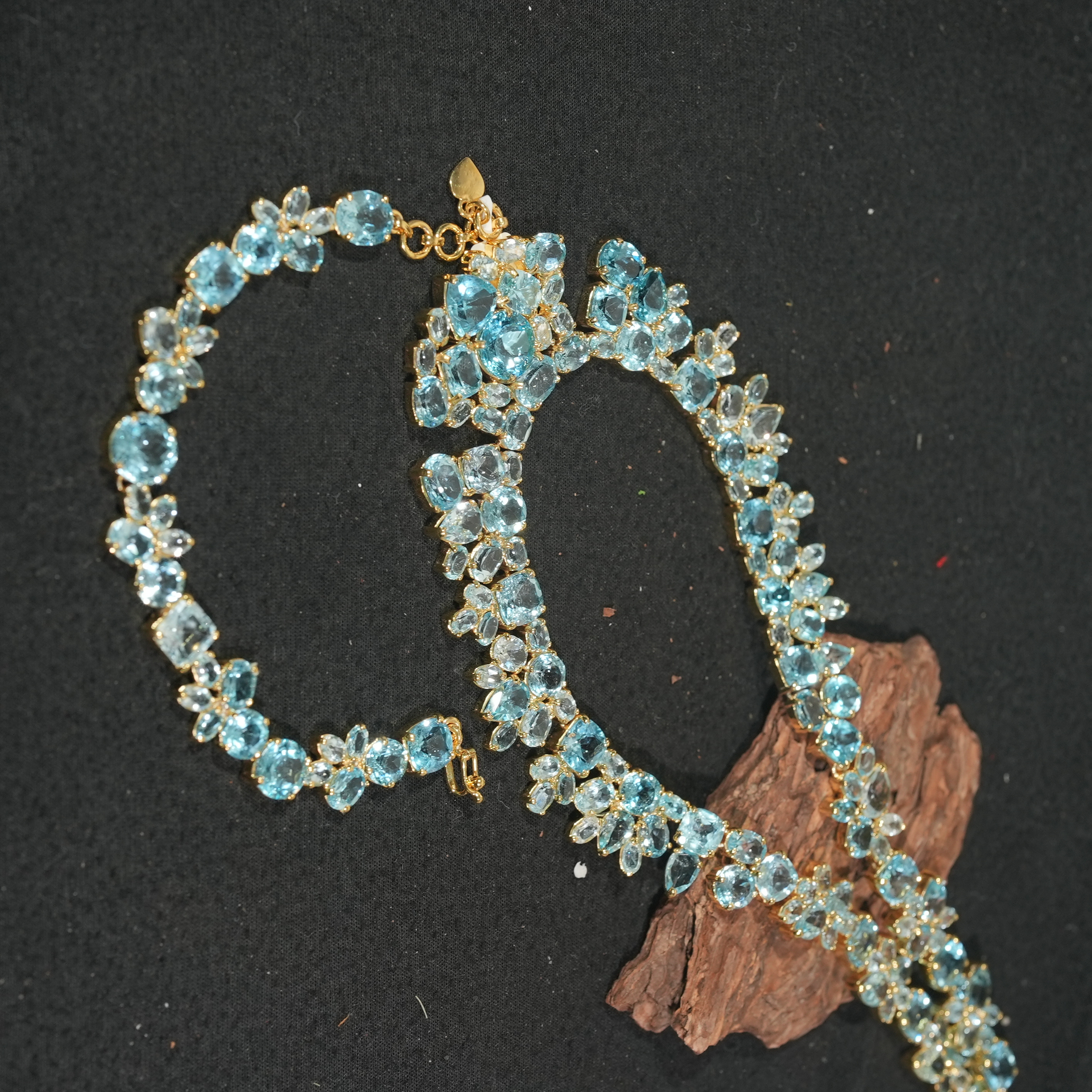 非金属陶瓷项链 香港王老板-时尚饰品项链手链套装5c603