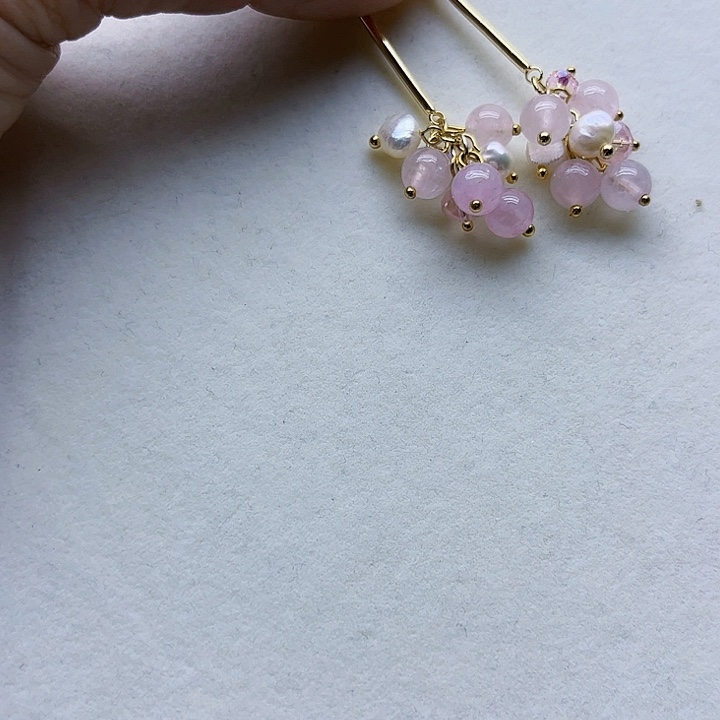 淡水珍珠胸饰银S925镶嵌