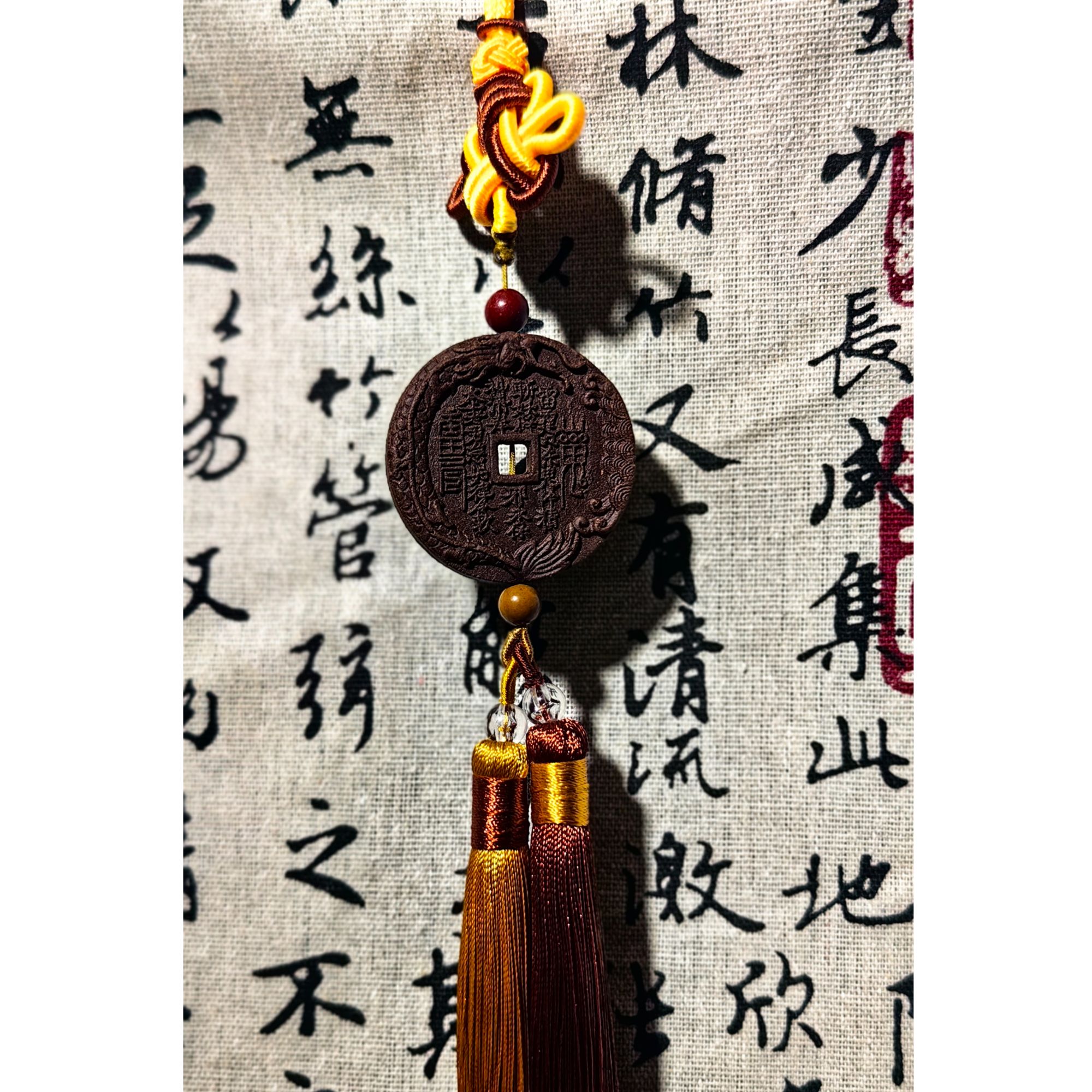 天然香牌车挂中国风非遗纯手工饰品挂件