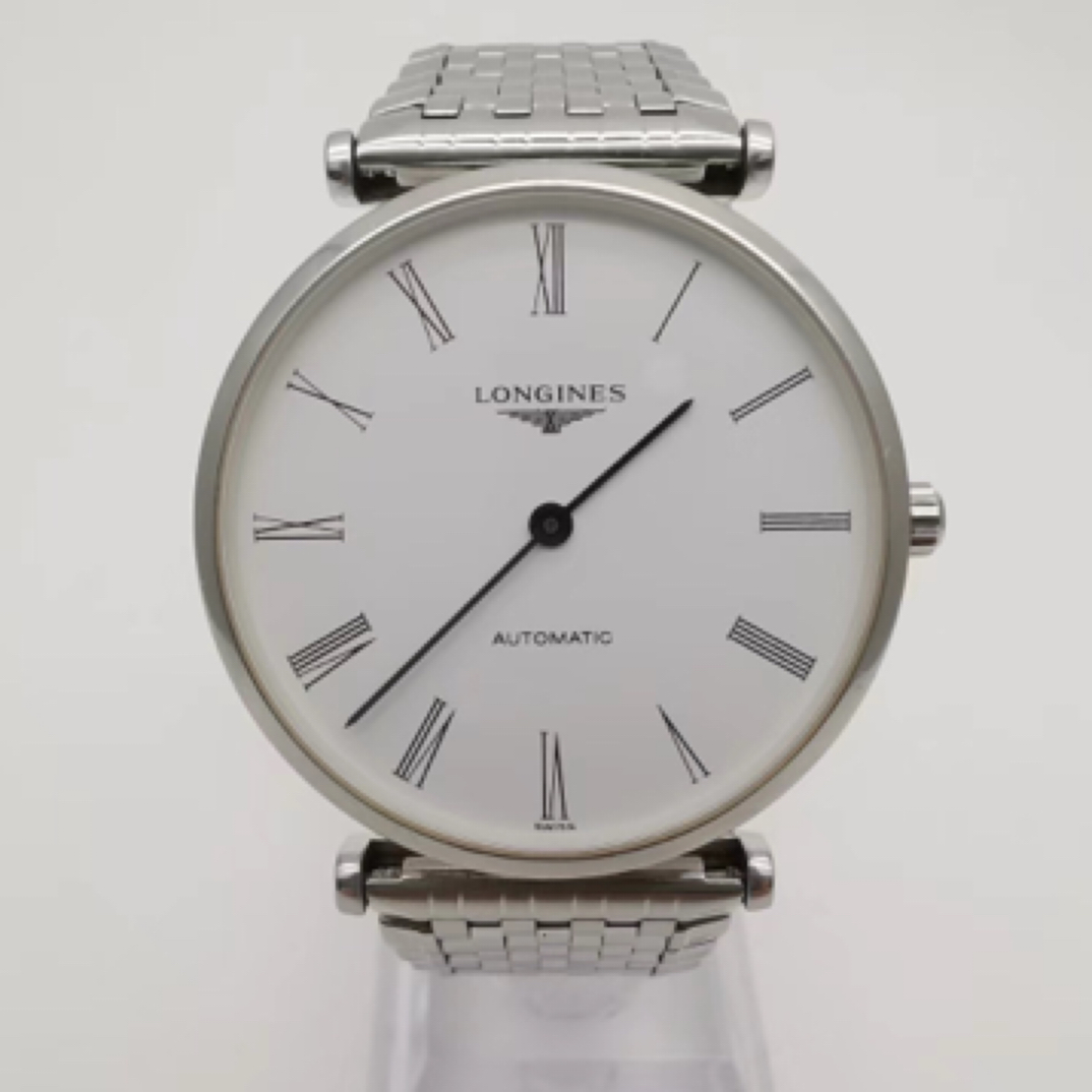 95新 Longines/浪琴 嘉岚系列L4.908.4.11.6 机械腕表  表径36mm 