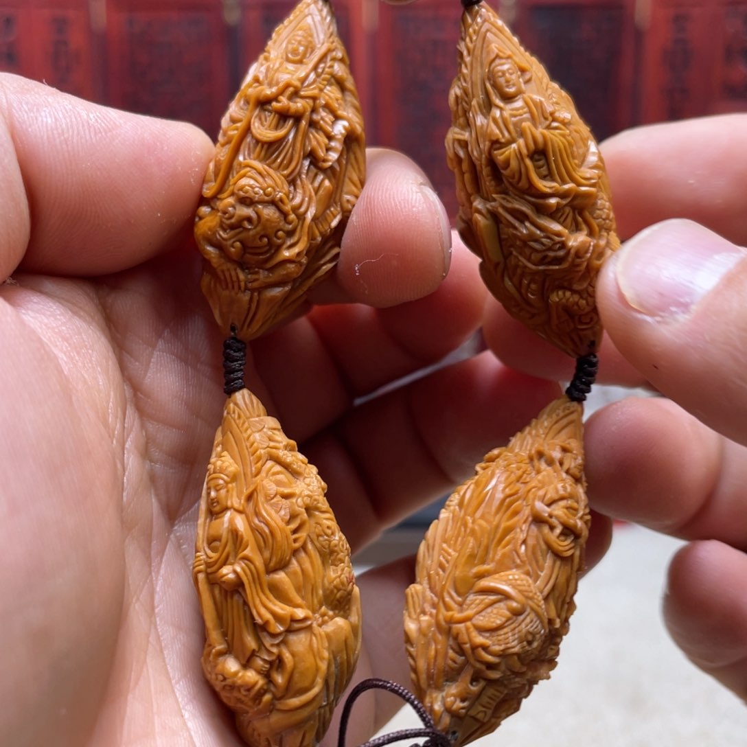 橄榄核吊坠橄榄核雕