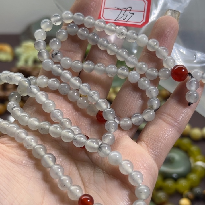 蛇纹石玉未镶嵌手链