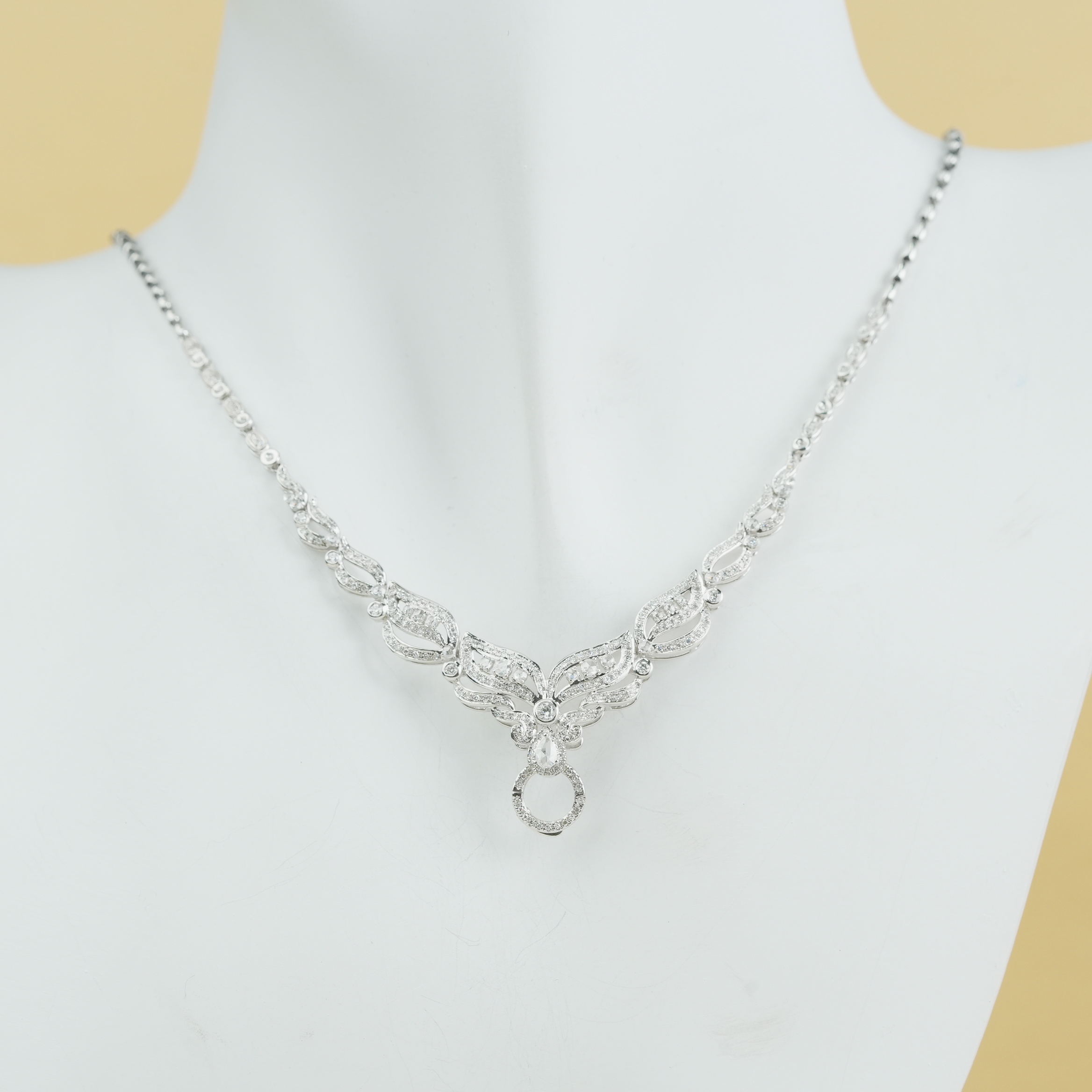 【云中意】18K金 - 梦蝶钻石百搭链