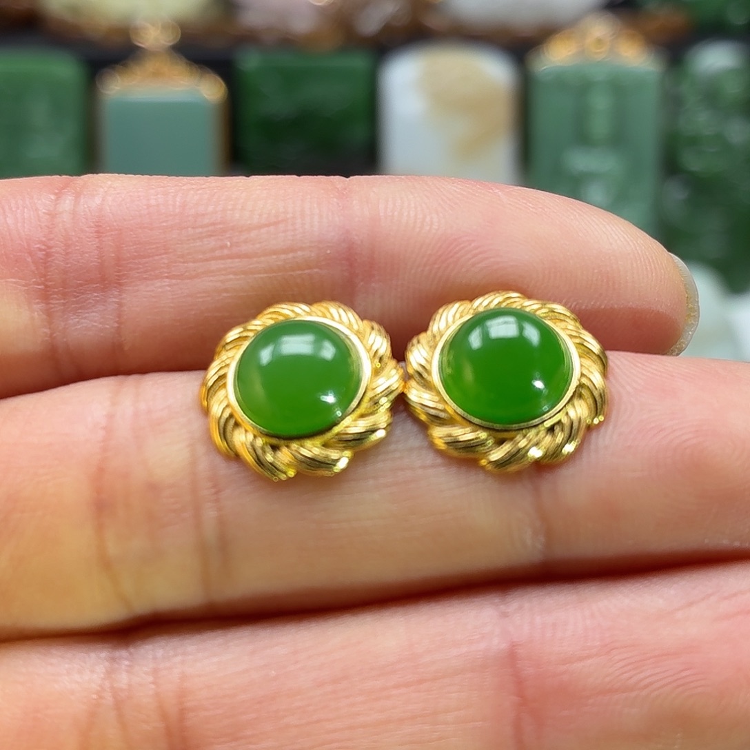 和田玉银S925镶嵌颈饰