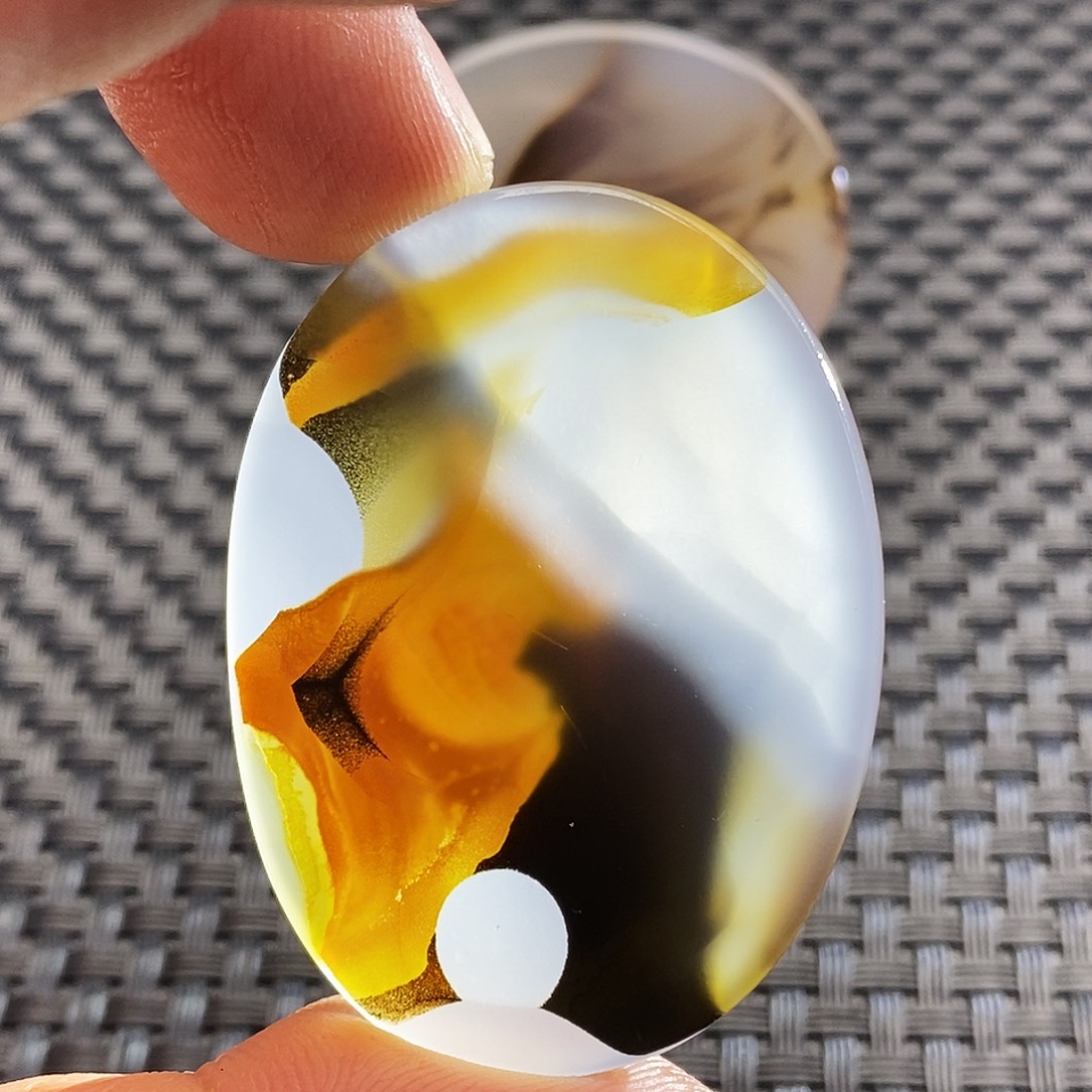 玛瑙/玉髓未镶嵌吊坠(不含链)319