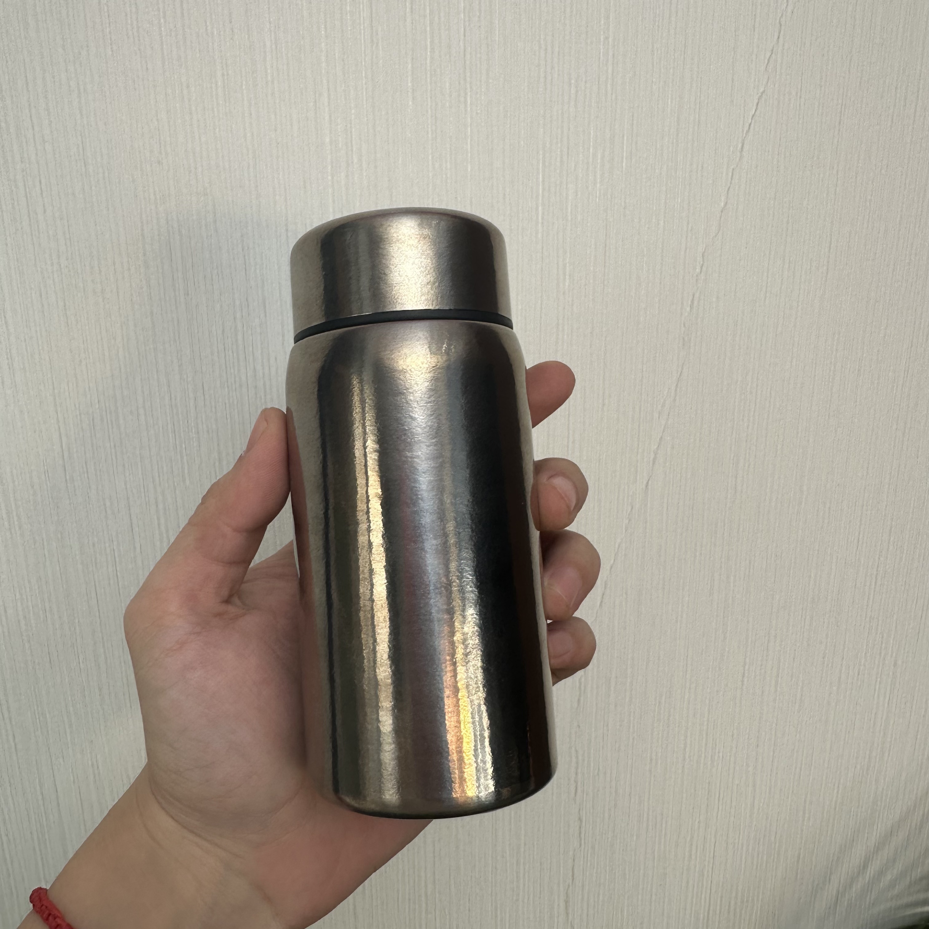 纯钛真空内外纯钛保温焖茶杯男女士纯钛杯迷你口袋杯双层纯钛便携