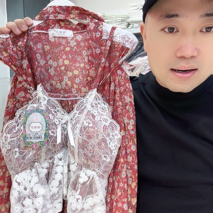 三醋酯纤维宫廷风家居服