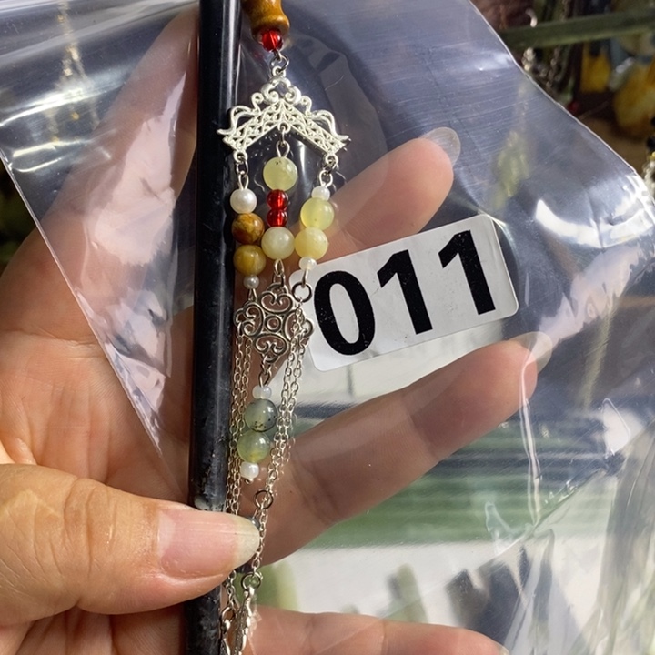 未镶嵌蛇纹石玉发饰