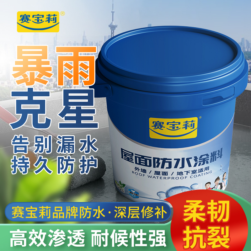【屋顶防水】赛宝莉防水专用高粘度补漏涂料房顶抗冻耐晒防水材料