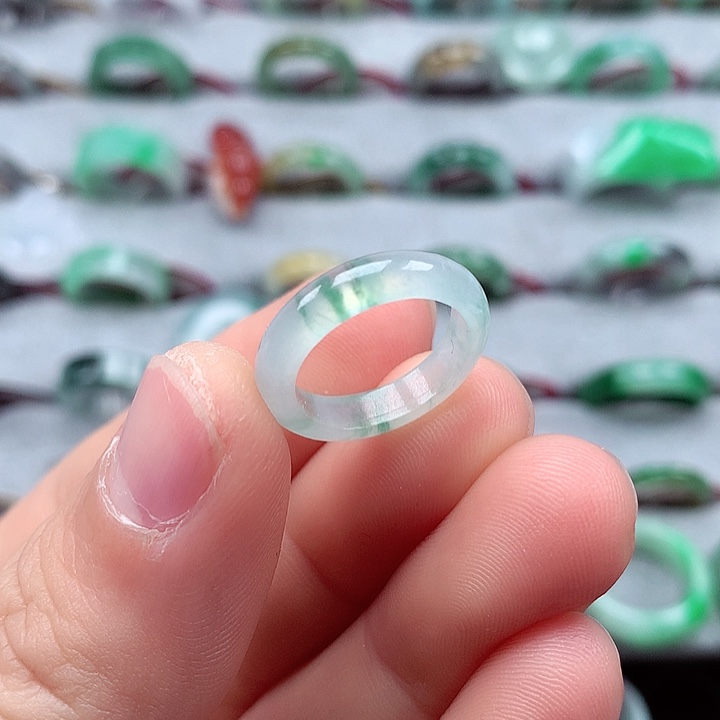 翡翠戒指未镶嵌6号