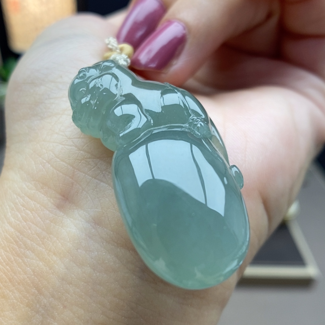 翡翠未镶嵌颈饰吊坠2