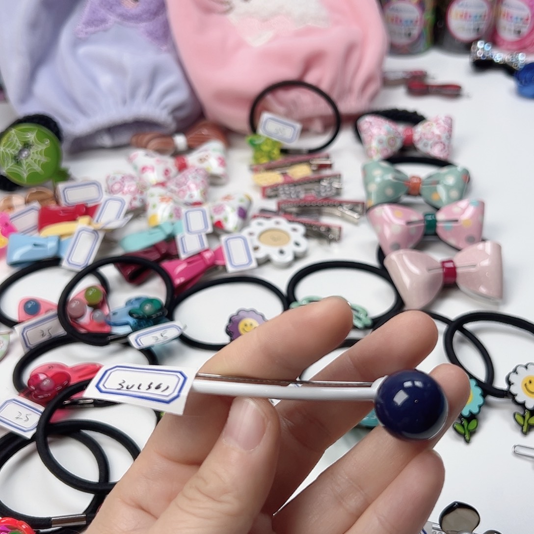 韩国儿童球球扣夹