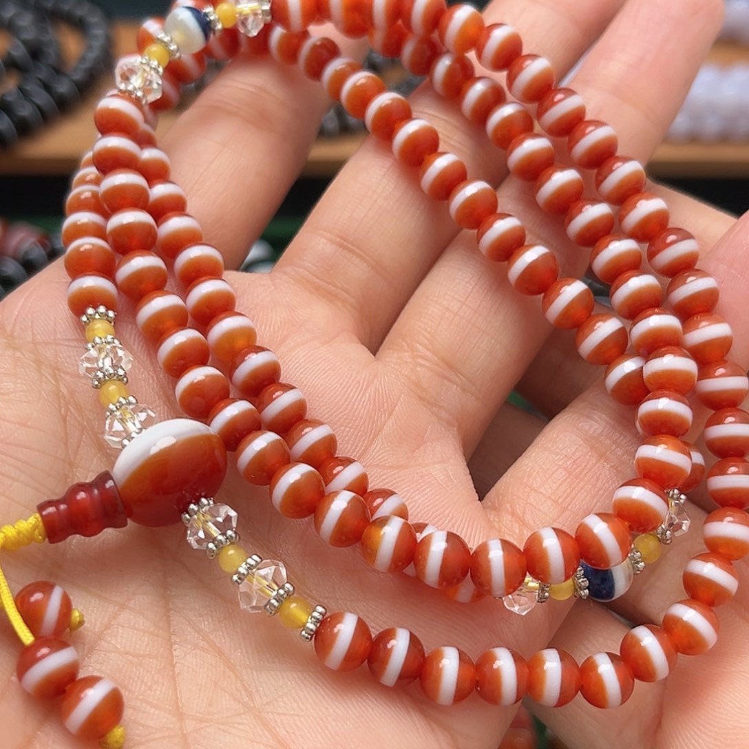 玛瑙/玉髓合金手串