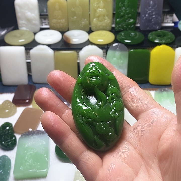 吊坠(不含链)未镶嵌和田玉