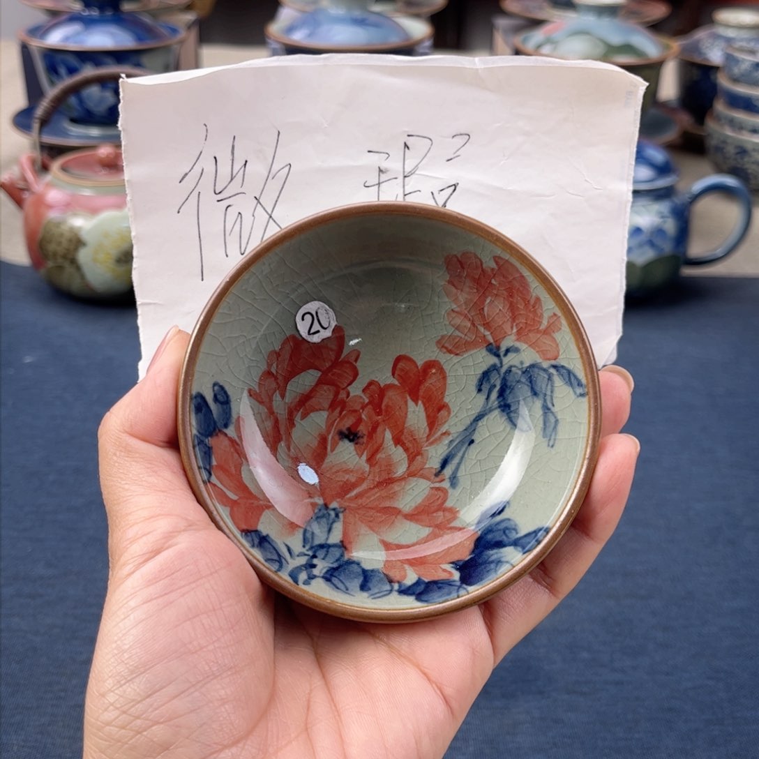 杯景德镇手绘手工茶具