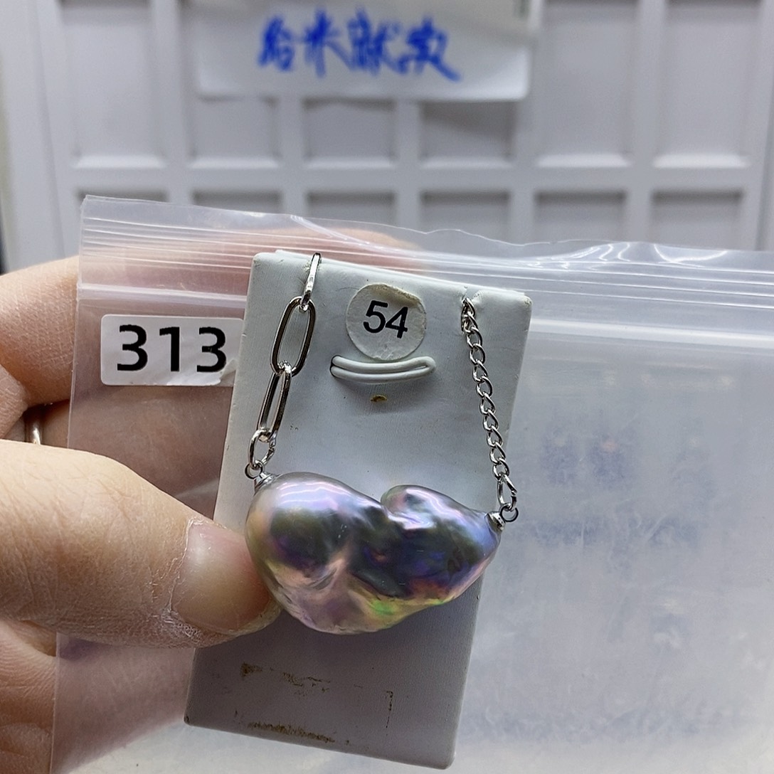 颈饰合金淡水珍珠