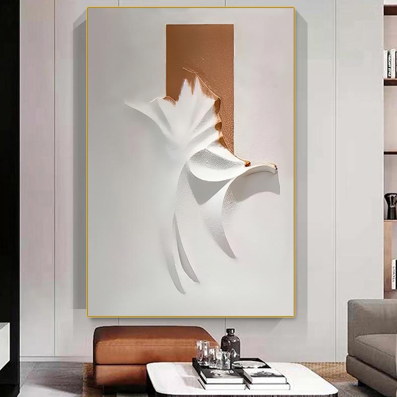 现代抽象餐厅入户玄关过道高级装饰画简约客厅沙发背景墙挂画壁画