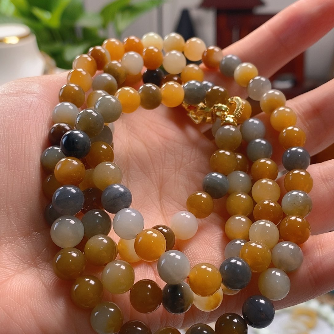 和田玉手串未镶嵌