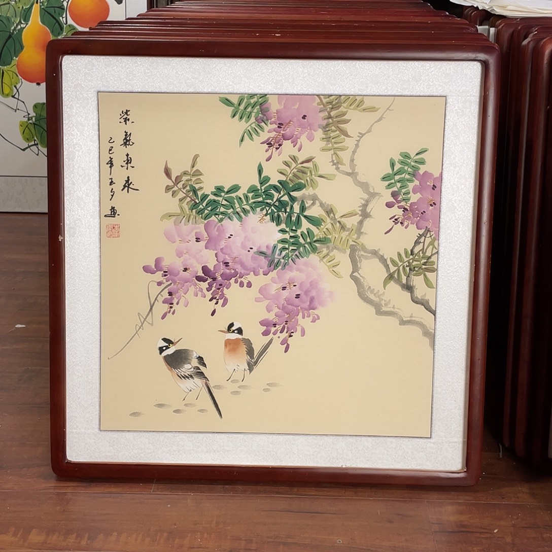 国画带框尺寸63*63厘米