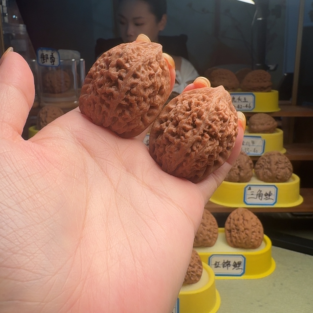 吊坠文玩核桃全品35.5大蒜头