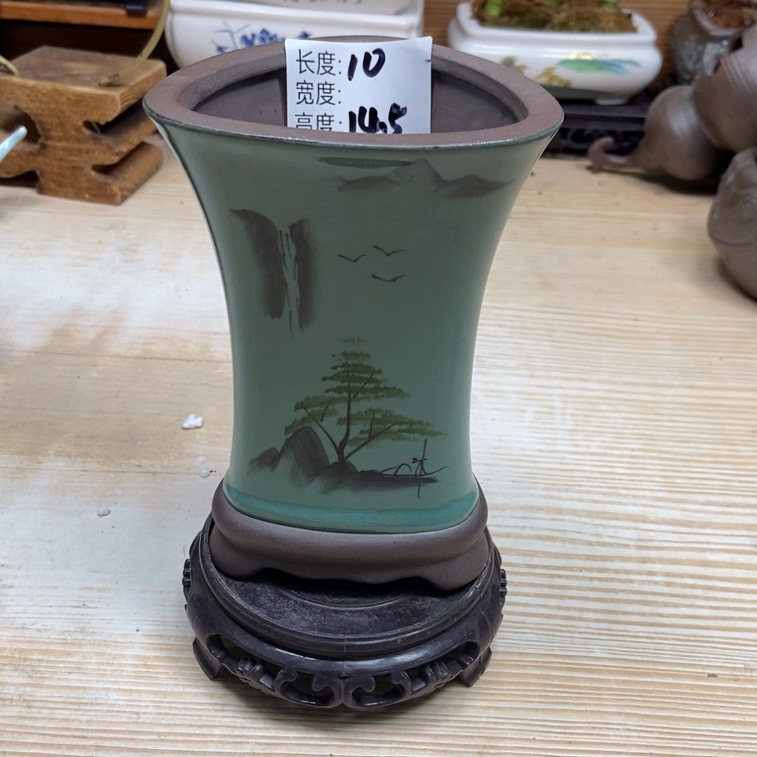 瓷片陶瓷花盆陶瓷艺术
