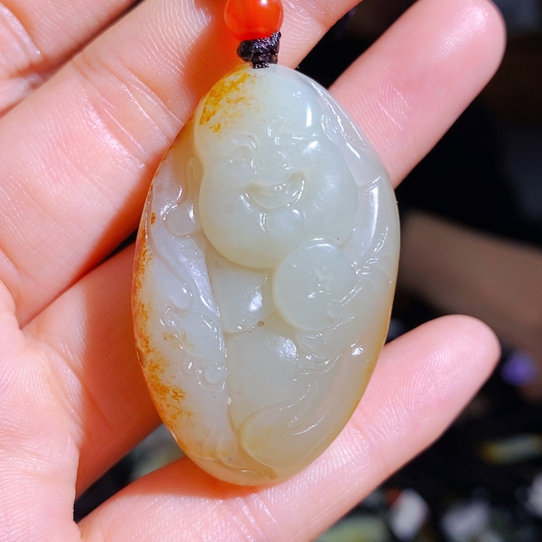 和田玉颈饰未镶嵌