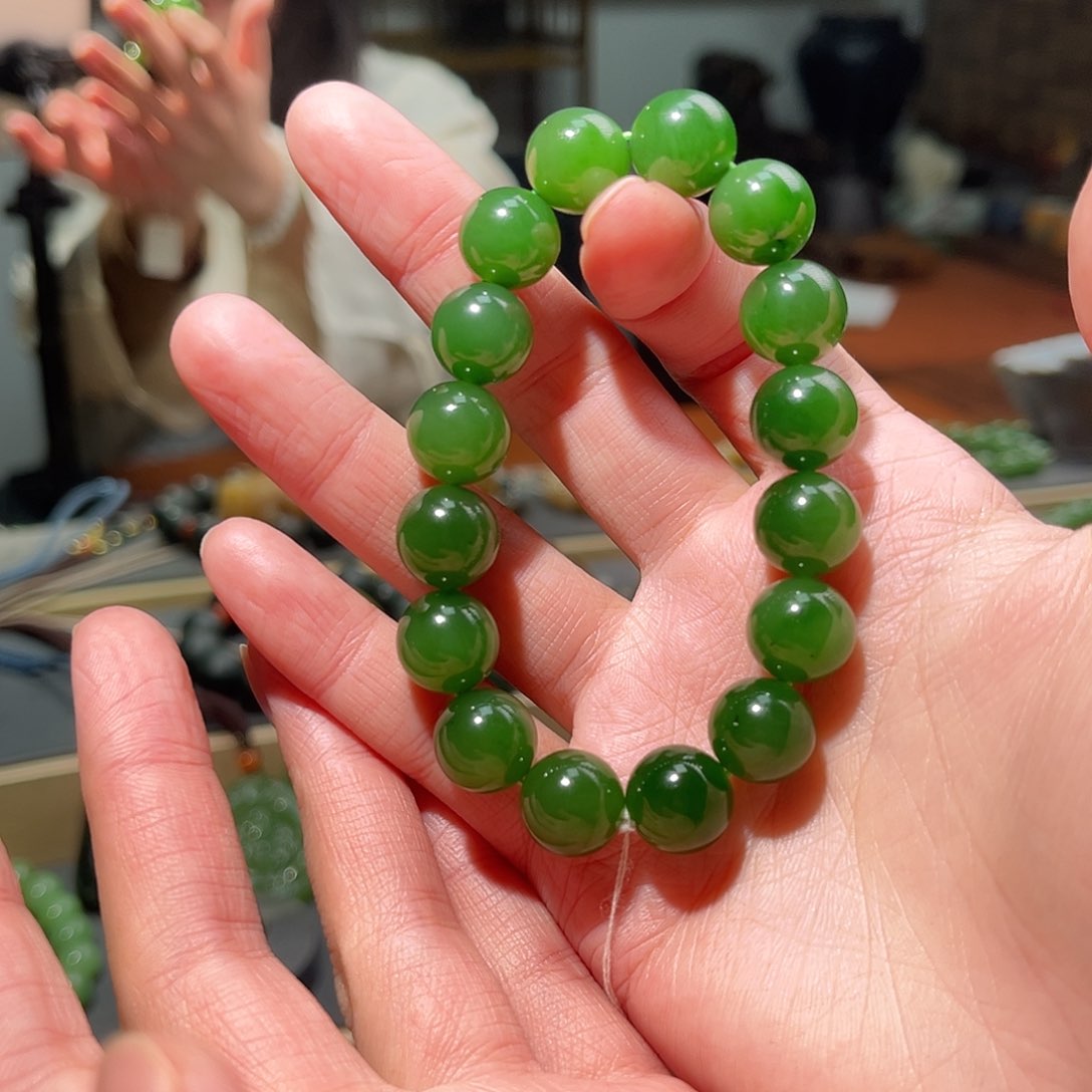 和田玉手链未镶嵌知*