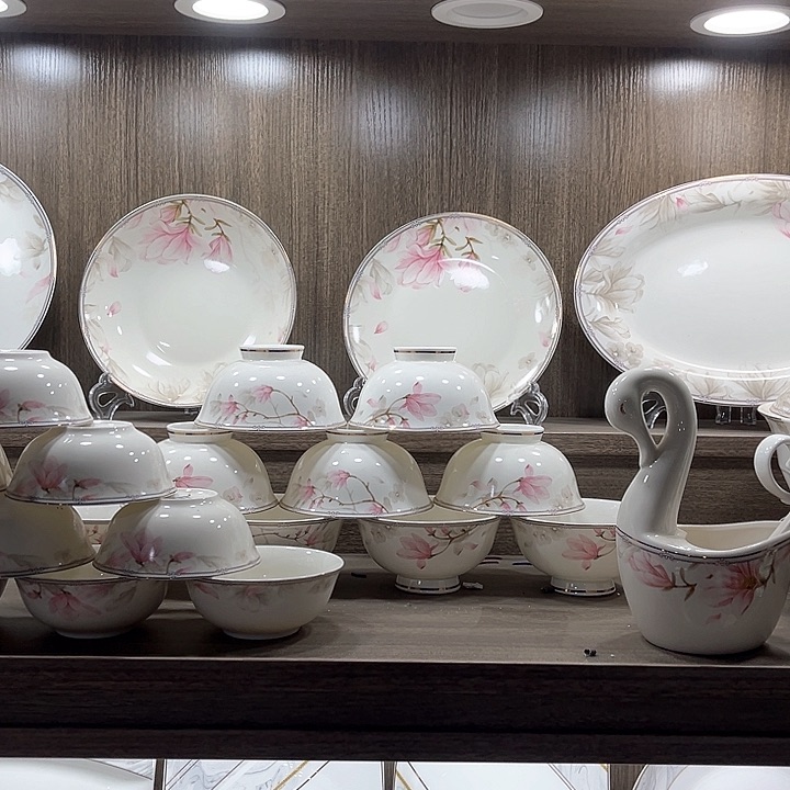 景德镇陶瓷餐具套装微瑕