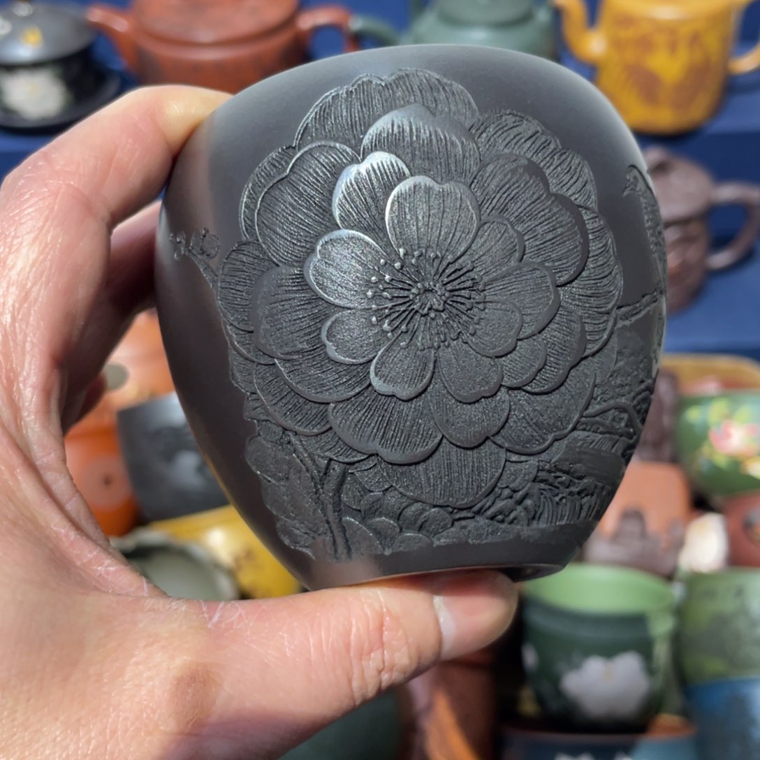 原矿紫砂手工主人杯