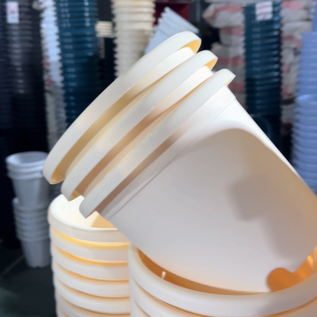 树脂四季盆3#无拖米黄10