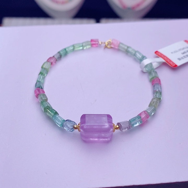 未镶嵌碧玺手链碧玺手链yy