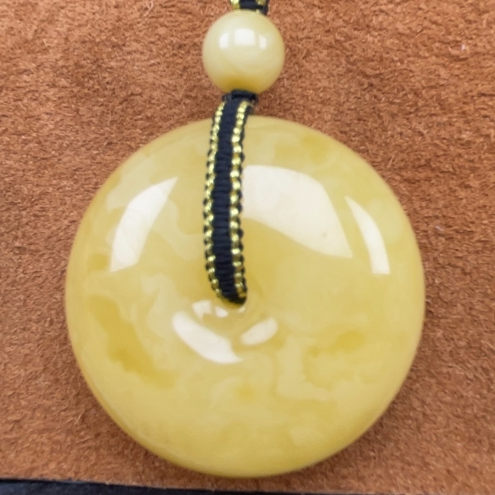 裸石蜜蜡未镶嵌蜜蜡平安扣重43