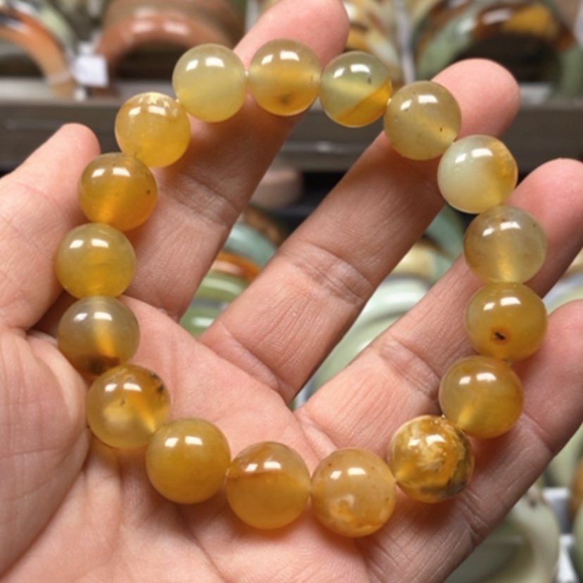 【闪购商品】蛇纹石玉手镯未镶嵌