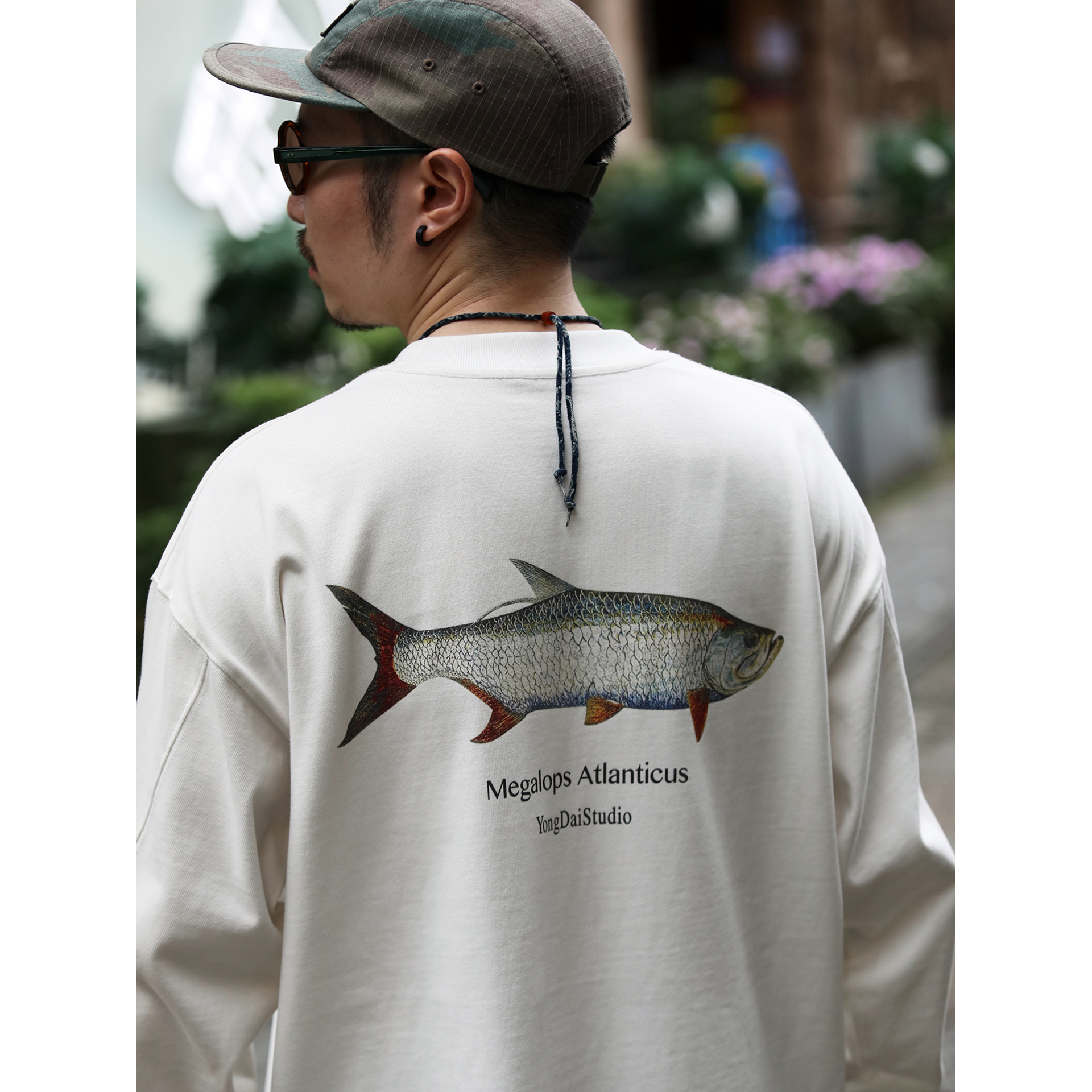 T969-CATALOG TROUT TEE 380克重磅山系主题长袖T恤